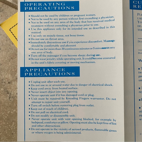 Sharper Image 'Kneading Fingers' Shiatsu Massager - Picture 14 of 15